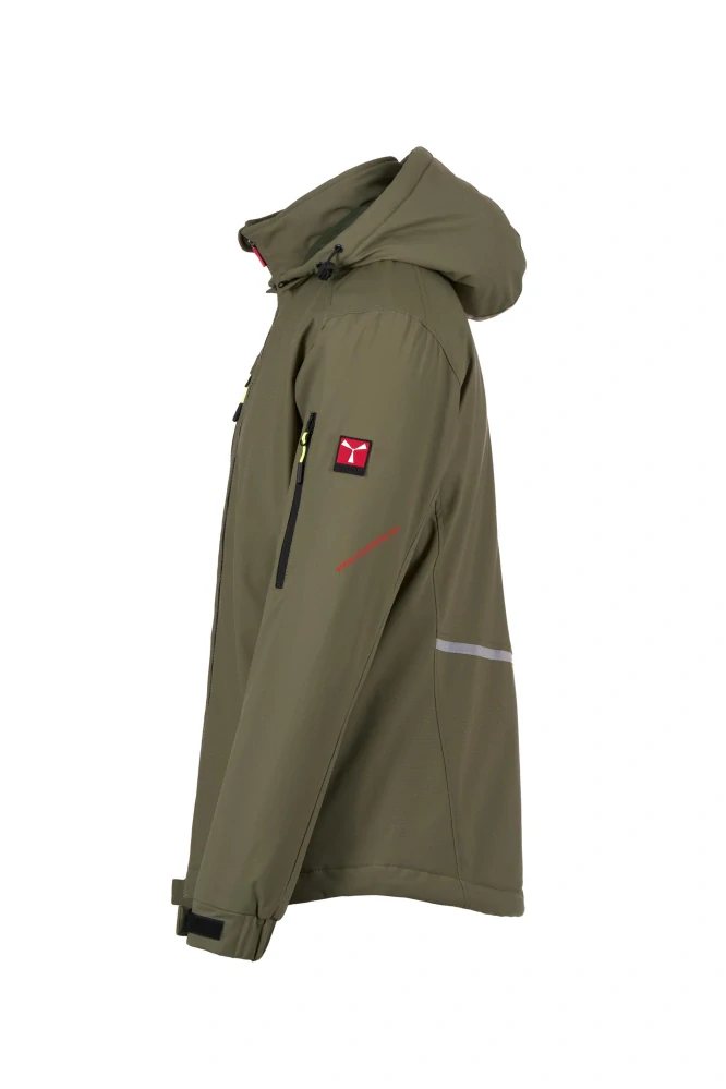 BUNDA SOFTSHELL CREEK PAD ULTRALITE S00807-P183/07050 VOJENSKÁ ZELENÁ 07050 XXS-5XL