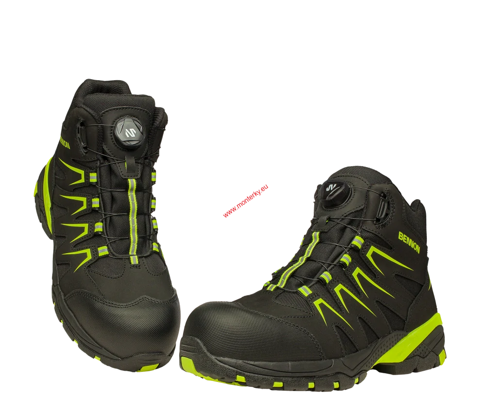 Obuv ORLANDO XTR S7S B-SPIN HI-VIS High bennon 0993040981