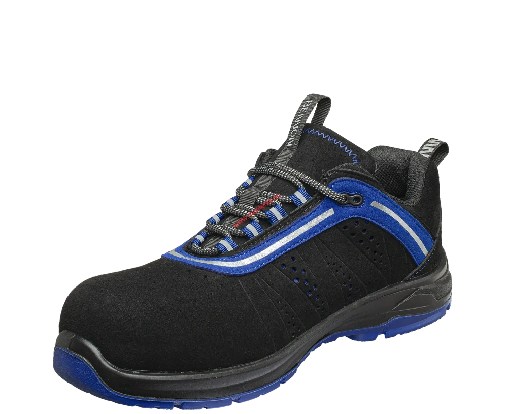 Obuv EXTRA ŠIROKÁ PODEŠEV bennon TRON S1PS ESD NM blue low 1032031069