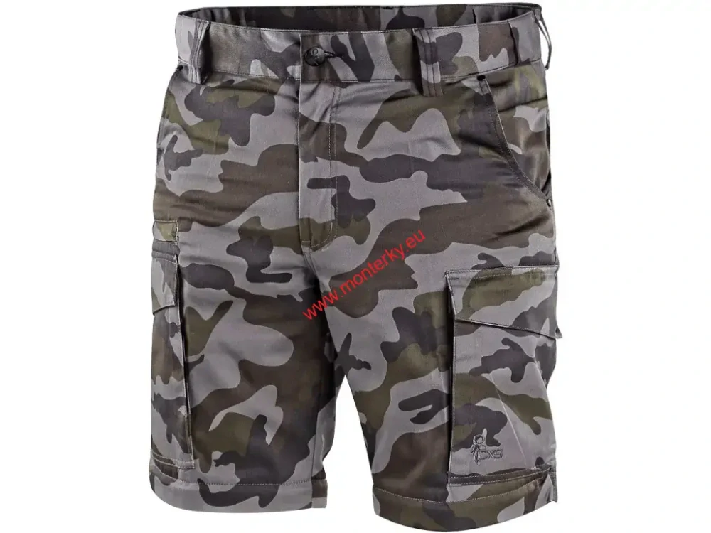 Kalhoty CXS CAMO, pánské, maskáčové, s odepínacími nohavicemi  1490-300-524