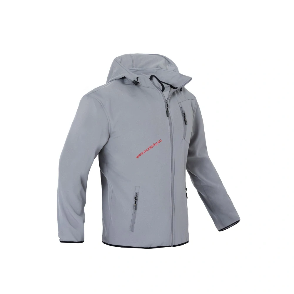 Pánská bunda SOFTSHELL TUNDRA S šedá procera