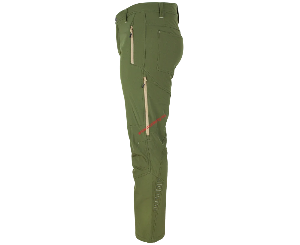 Kalhoty softshellové zateplené FORCE Trousers green/sand bennon 0956130050
