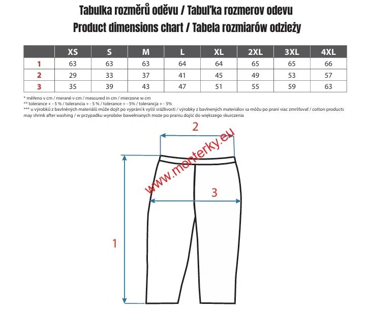 KALHOTY-LEGÍNY CXS 3/4 MIA, DÁMSKÉ,1490-202-100 bílé