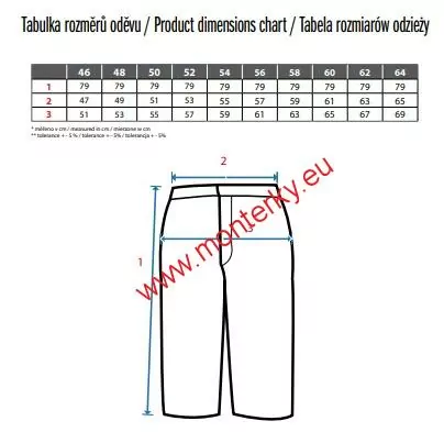 Kalhoty 3/4 CXS LUXY PATRIK, pánské, 1090-006-411 modro-černé