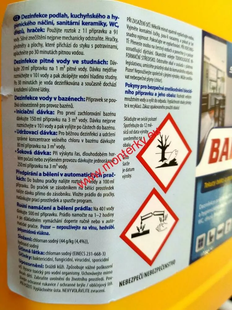 Badex dezinfekční prostředek 5 litrů