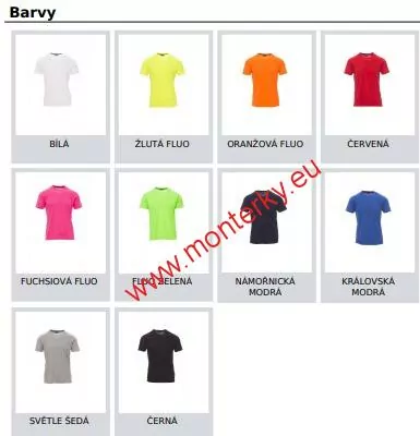 Funkční tričko RUNNER-ORANŽOVÁ FLUO 000463-0028/02001