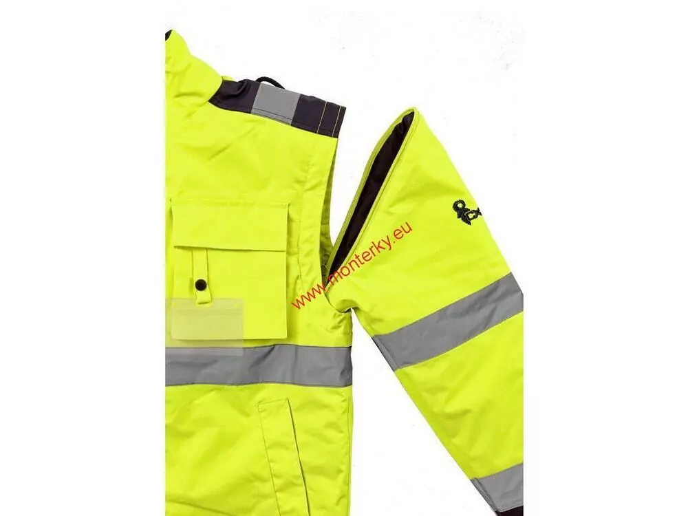 Bunda LUTON, výstražná,1110-051-155 žluto-modrá XS-5XL