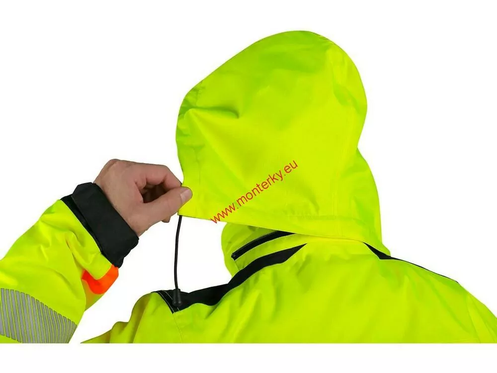 Bunda CXS BENSON, výstražná, zateplená, žluto-černá 1110-079-160