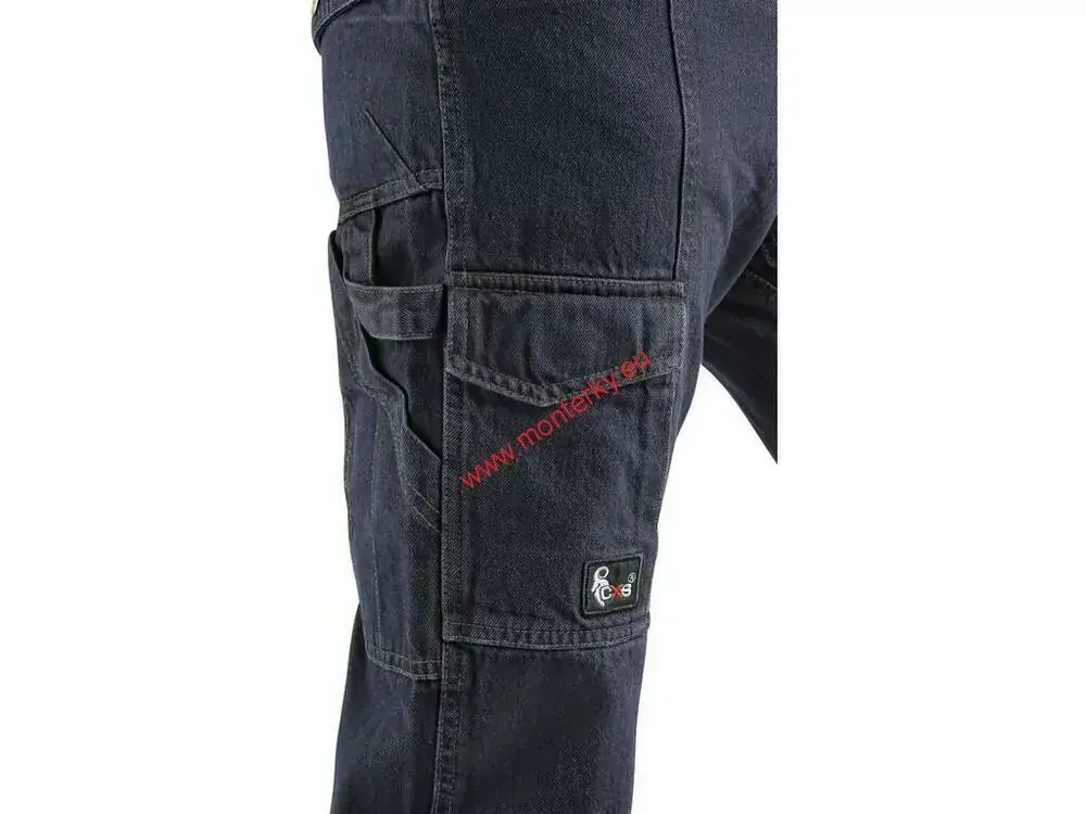 KALHOTY JEANS NIMES II, PÁNSKÉ, TMAVĚ MODRÉ 1490-080-414