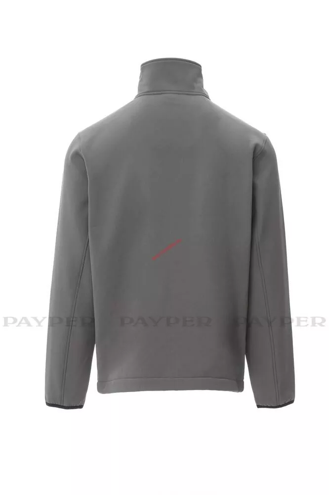 BUNDA SOFTSHELL PAYPER PERTH 001474-0491, OCELOVĚ ŠEDÁ 13008 4XL,5XL