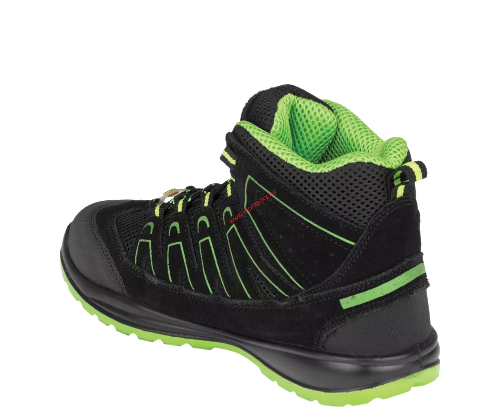 Obuv prac. ALEGRO S1P ESD GREEN HIGH C91200v65