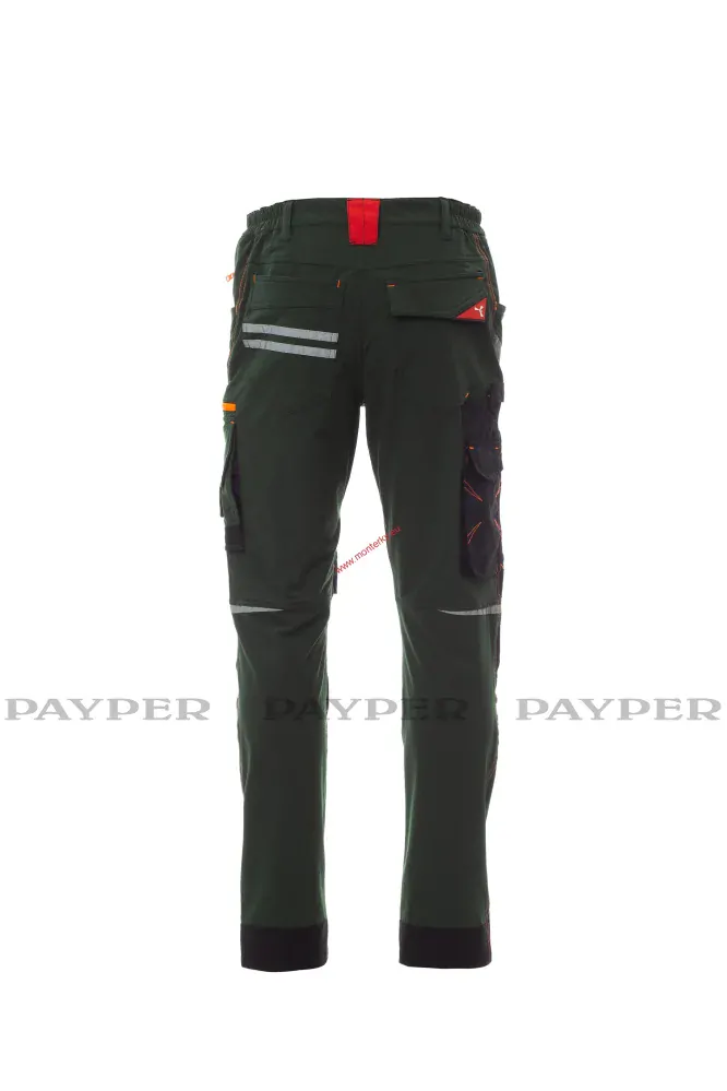 Unisexové kalhoty NEXT 4W S00019-P007 zelené 07018 STRETCH