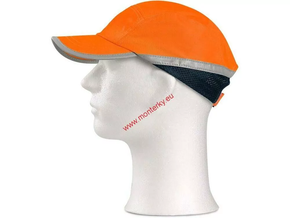 ČEPICE CXS CRAN S PLASTOVOU VÝZTUHOU SM923,4310-207-215-00 FLUORESCENČNÍ ORANŽOVÁ