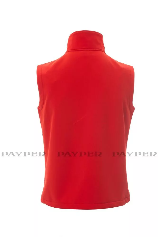 Softshellová vesta PAYPER, GLASGOW 1363-0355 červená 03000 až 5XL