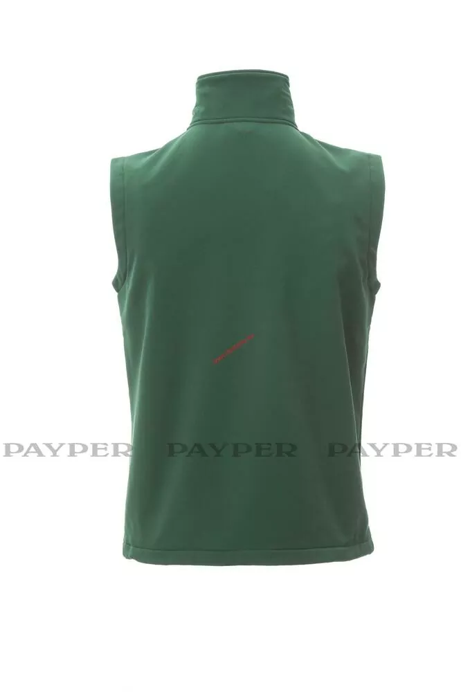 Softshellová vesta PAYPER, GLASGOW 1363-0355 zelená 07000 až 5XL