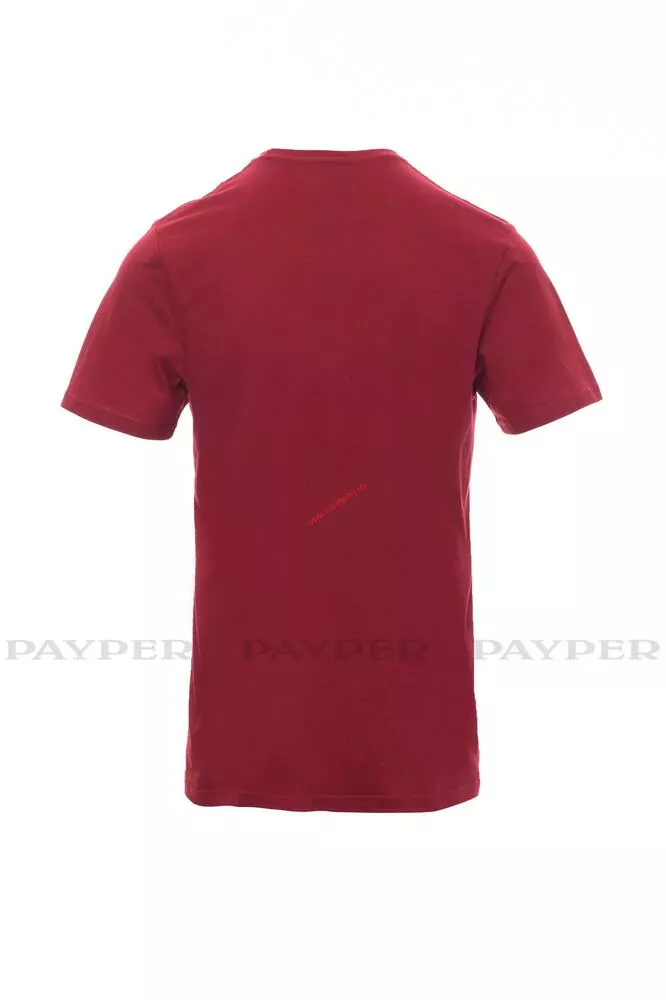 Tričko krátký rukáv SUNSET, výztuhy ramen, BORDOVÝ 000101-0030/04000 až 5XL