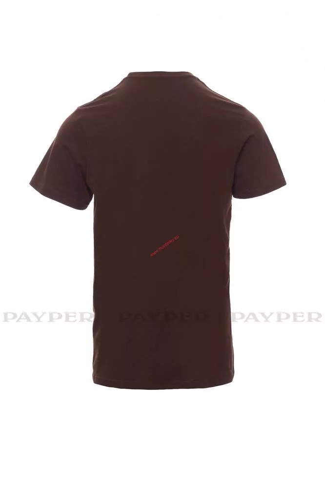 Tričko krátký rukáv SUNSET, výztuhy ramen, HNĚDÁ 000101-0030/11001