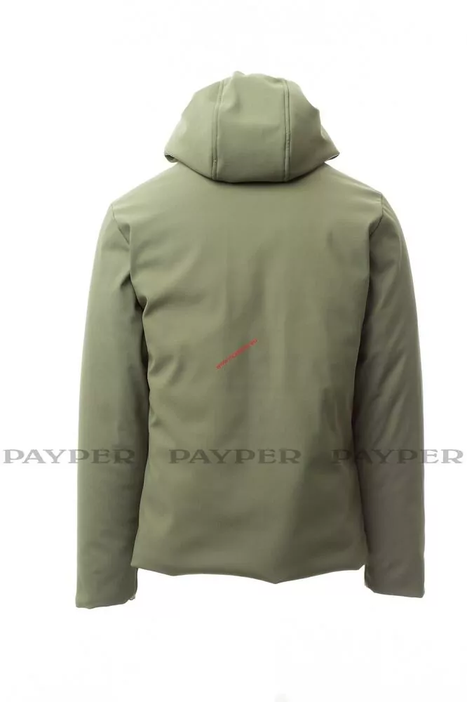 BUNDA SOFTSHELL zateplená PAYPER OREGON 001517-0489 voj. zelená