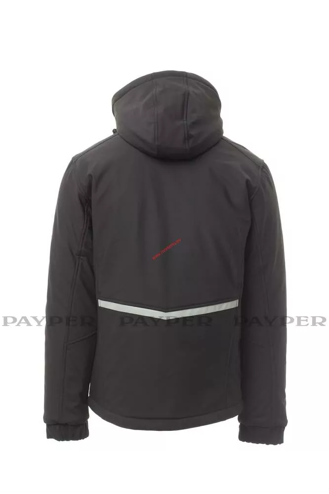 Bunda zimní soft. CREEK PAD S00330-0489 13044 antracit payper až 5XL