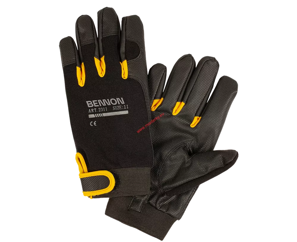 Rukavice zimní KALYTOS WTR GLOVES BLACK/YELLOW 0766100060