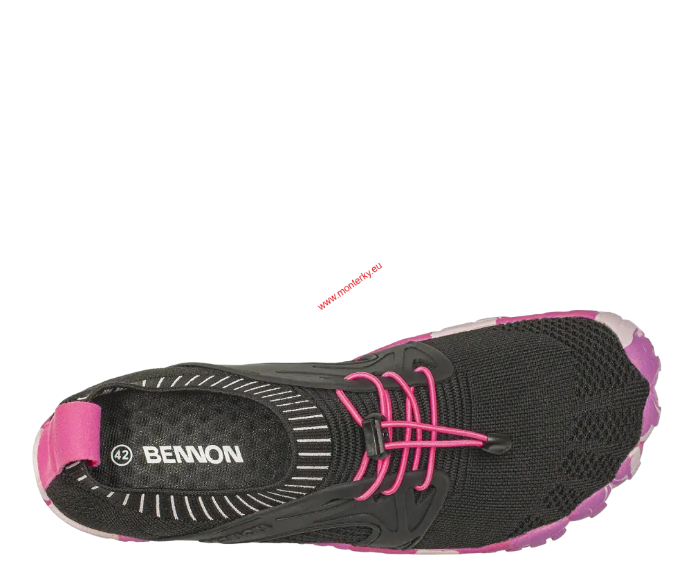 OBUV BOSKY BLACK/PINK BAREFOOT 0939060064