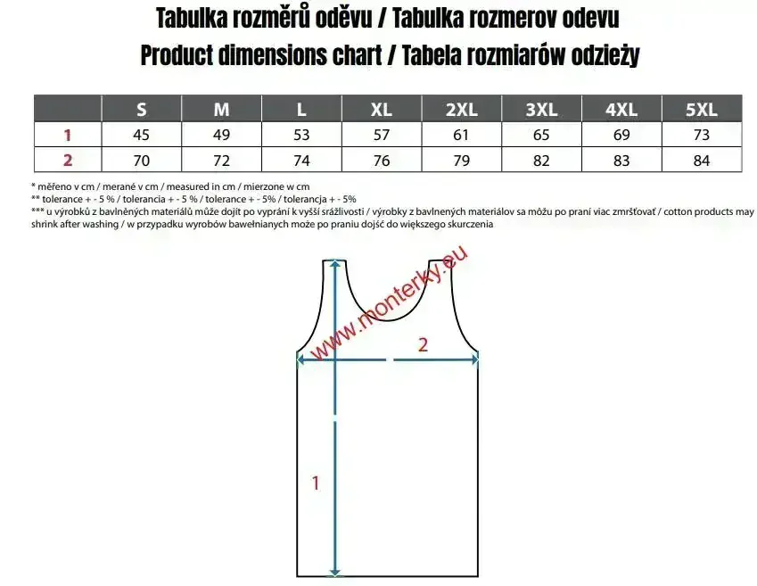 TRIČKO CXS RICHARD, BEZ RUKÁVŮ (TÍLKO),1690-073-416 azurově modré