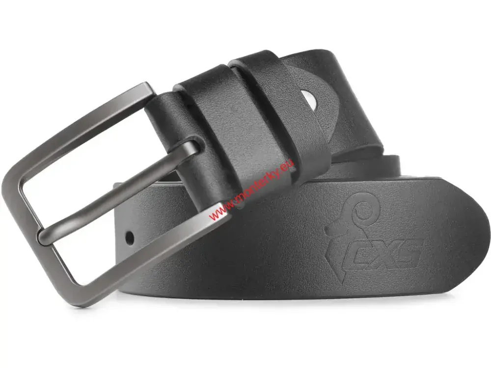 OPASEK CXS TANO, 4 CM, 130 CM, KOŽENÝ, NASTAVITELNÁ SPONA, ČERNÝ 6110-116-800