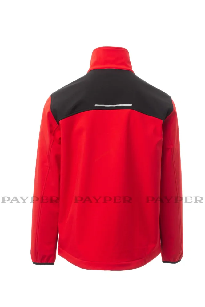 BUNDA SOFTSHELL GALWAY S00549-P114/03015 ČERVENÁ XS-5XL