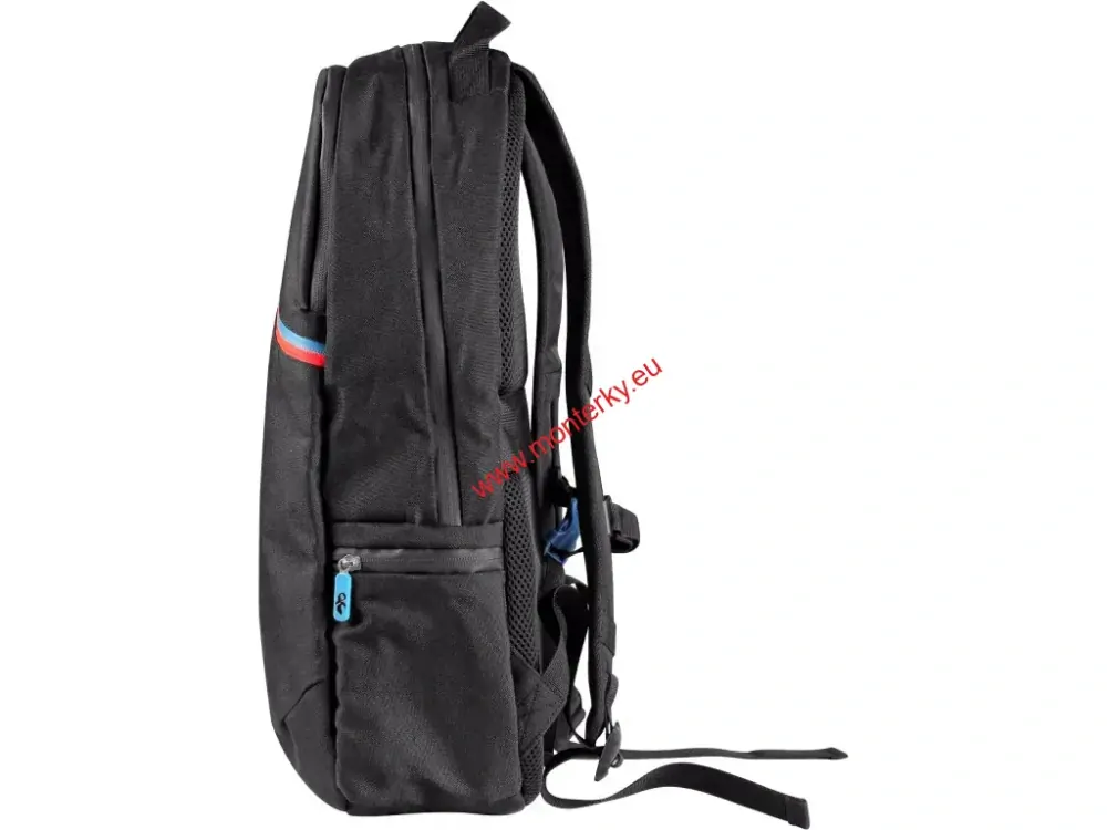 BATOH CXS LEONIS, ČERNÝ S MODRO/ČERVENÝMI DOPLŇKY canis 6110-112-800