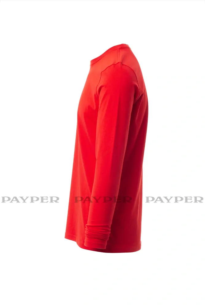Tričko dlouhý rukáv PINETA 893-0033/03000 červená až 5XL PAYPER