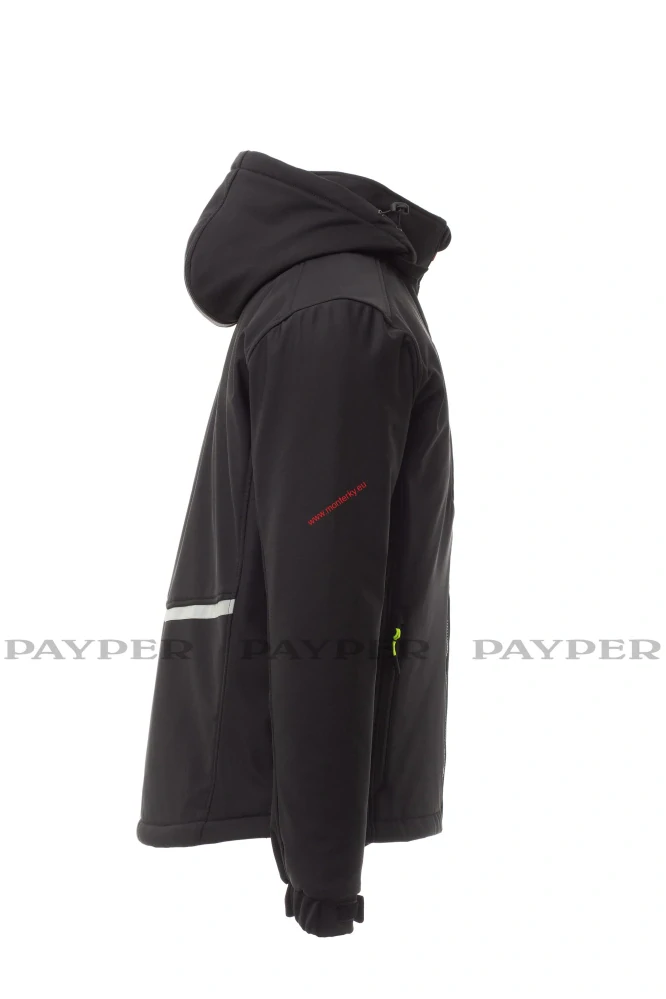 Bunda zimní soft. CREEK PAD S00330-0489 14018 černá payper až 5XL