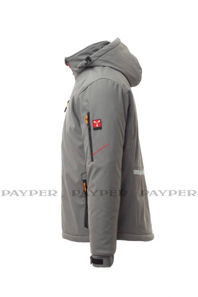 Bunda zimní soft. CREEK PAD S00330-0489 13010 kouřová payper až 5XL