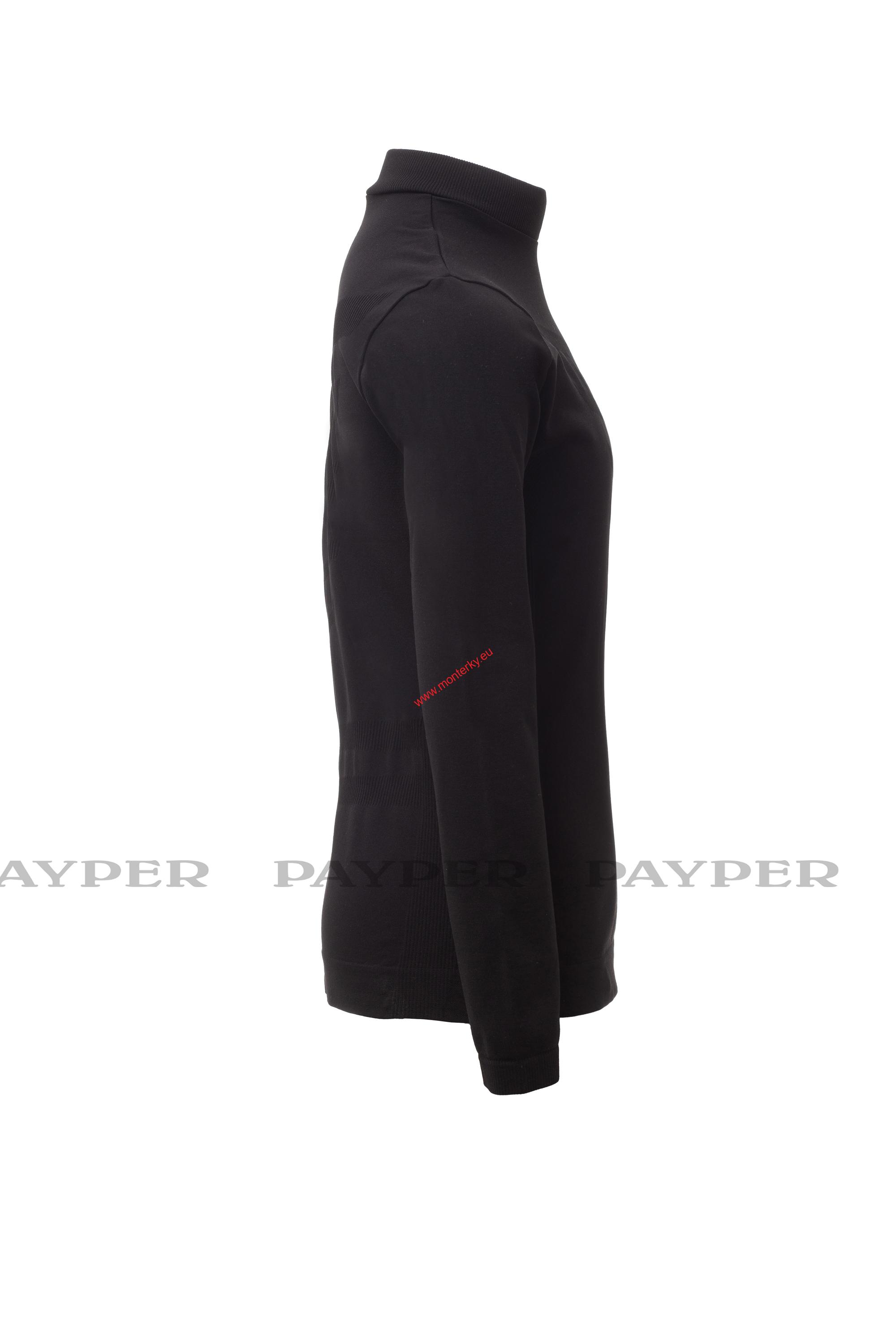 DĚTSKÉ FUNKČNÍ TRIČKO TPLAYER, DL. RUKÁV, payper ČERNÉ S00686-P147/14000