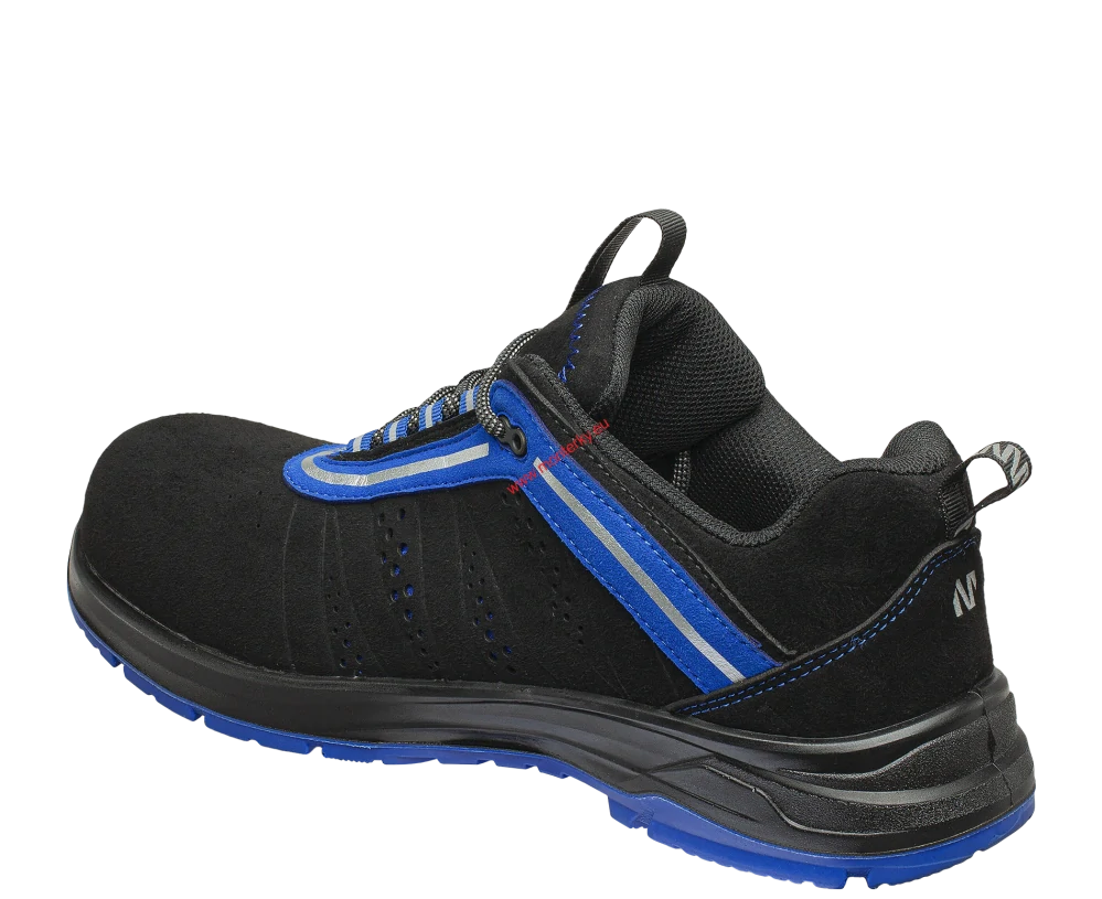 Obuv EXTRA ŠIROKÁ PODEŠEV bennon TRON S1PS ESD NM blue low 1032031069