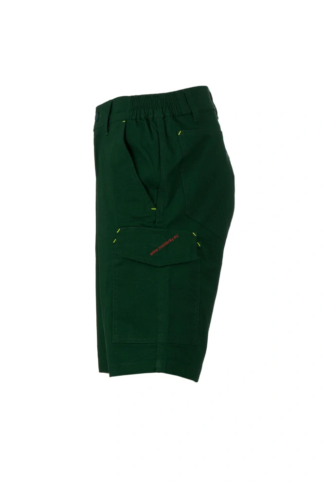 ŠORTKY SERVICE S00328-P055/07000 ZELENÁ strečové až 5XL