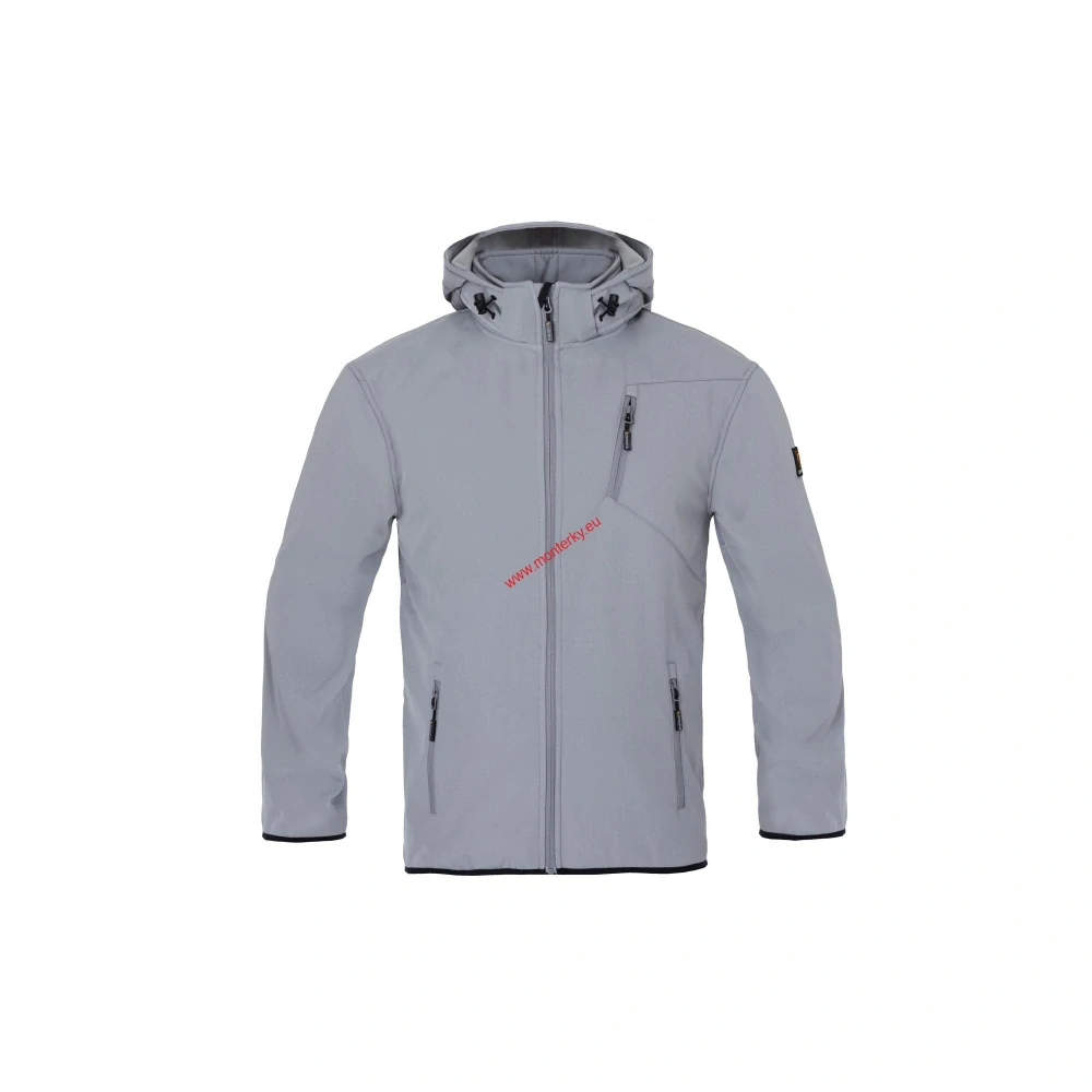 Pánská bunda SOFTSHELL TUNDRA S šedá procera