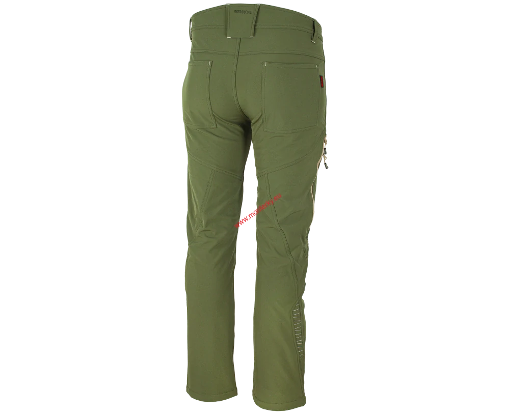 Kalhoty softshellové zateplené FORCE Trousers green/sand bennon 0956130050