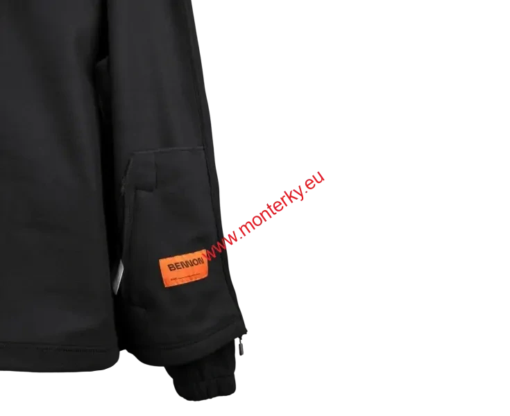 Mikina FLEECE Sweatshirt black 1049170060 Bennon až 6XL
