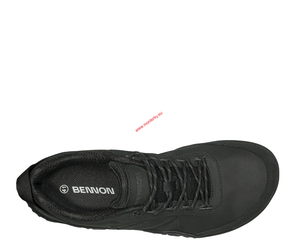 Obuv Barefoot BENNON Barefoot Leather Graphite Black 1038060065