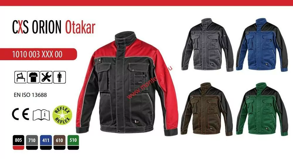 Blůza ORION OTAKAR, pánská, 1010-003-510 zeleno-černá