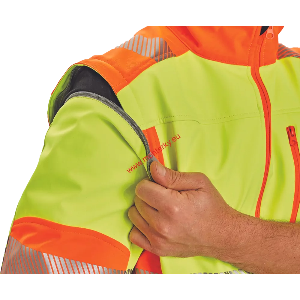 LATTON SOFTSHELLOVÁ BUNDA, výstražná, pánská, 0301-0381-98 žlutá,doprodej poslední 1 ks od velikosti