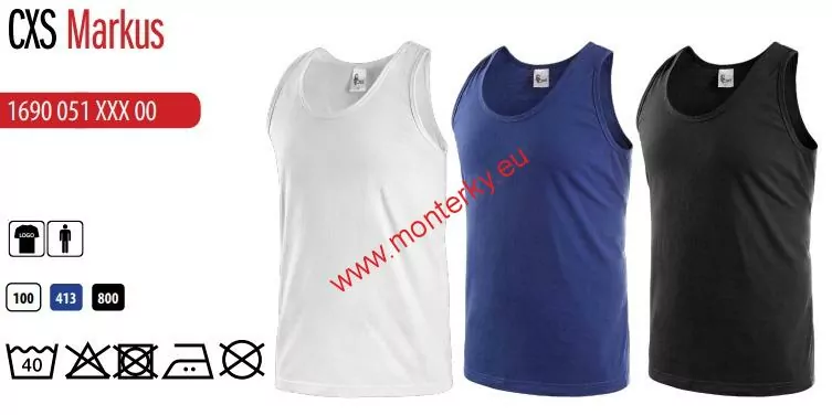Tílko CXS MARKUS, pánské,1690-051-800 černé až 5XL