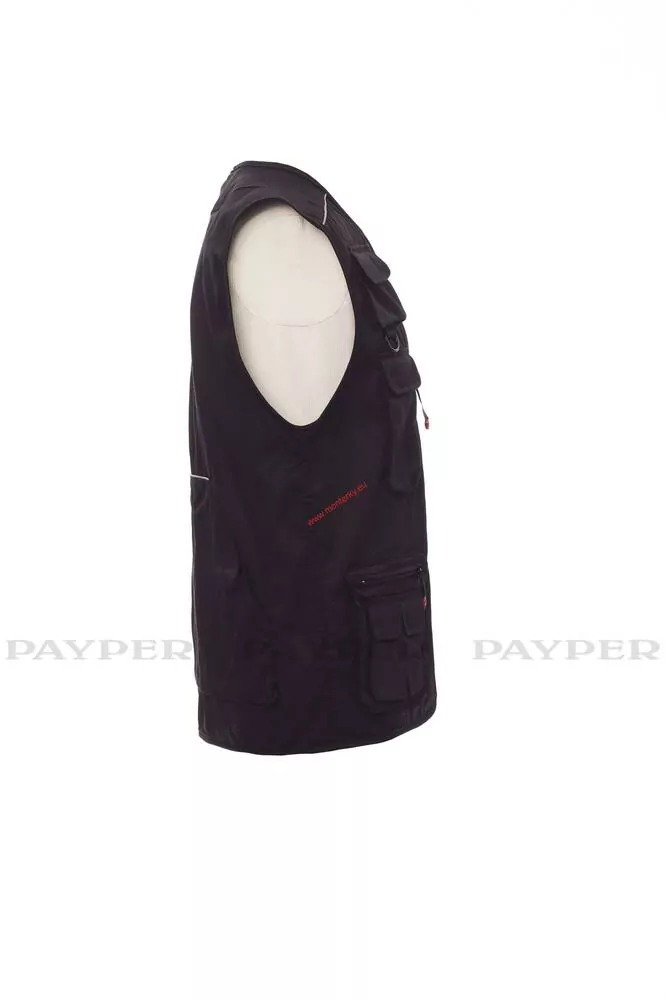 Vesta prac.POCKET 000187-0054 ČERNÁ 14000 PAYPER 4XL,5XL