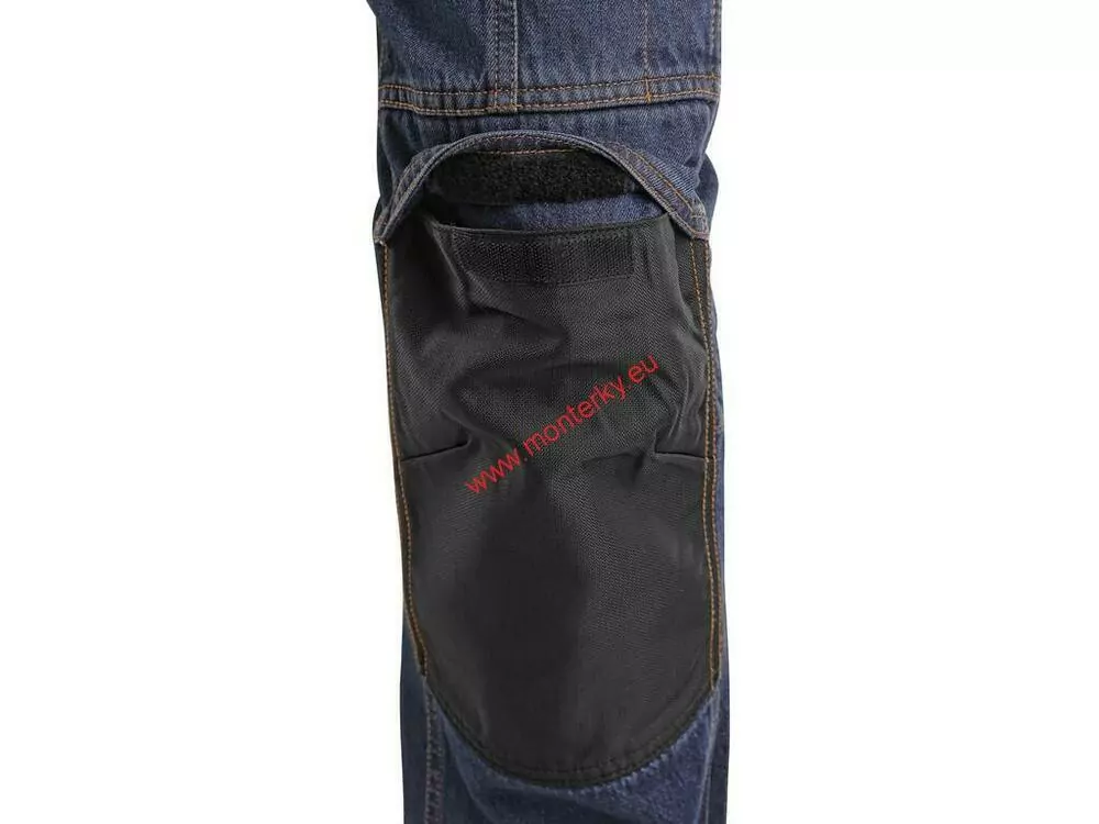 KALHOTY JEANS NIMES I, PÁNSKÉ, MODRO-ČERNÉ 1490-071-411