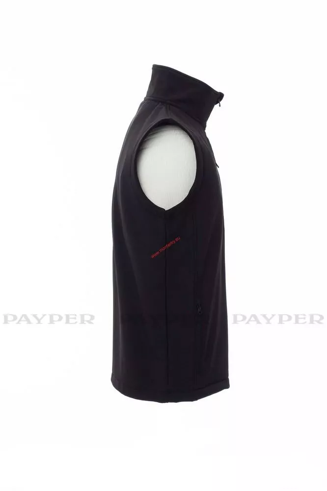 Softshellová vesta PAYPER, GLASGOW 1363-0355 černá 14000,4XL,5XL