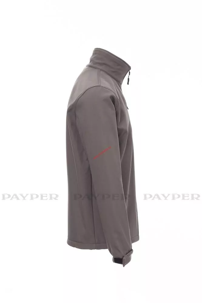 BUNDA SOFTSHELL PAYPER,DUBLIN 13008 šedá až 5XL