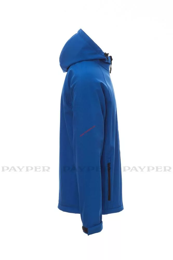 BUNDA SOFTSHELL PAYPER GALE 001044-0355,09000 KRÁLOVSKÁ MODRÁ