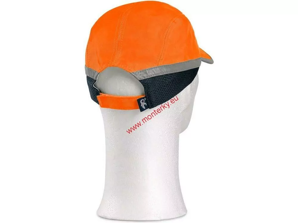ČEPICE CXS CRAN S PLASTOVOU VÝZTUHOU SM923,4310-207-215-00 FLUORESCENČNÍ ORANŽOVÁ