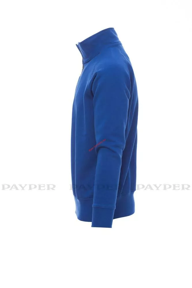 Mikina MIAMI+000001-0001 půlzip KRÁLOVSKÁ MODRÁ 09000 až 5XL