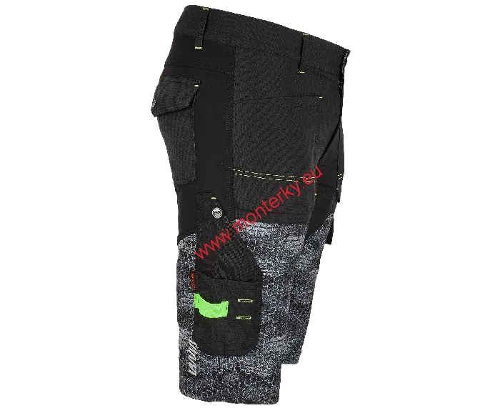 Kraťasy strečové  pracovní PREDATOR SHORTS 0728120062 BLACK/GREY